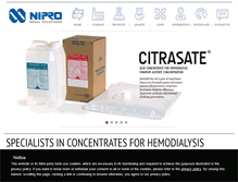 Tablet Screenshot of niprorenalsolutions.com